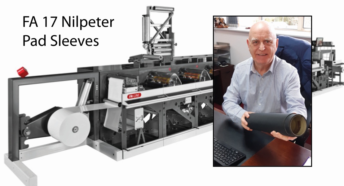 NILPETER FIBERGLASS RUBBER COVERED PAD SLEEVES