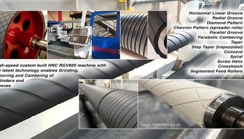 grinding & grooving chevron patterns